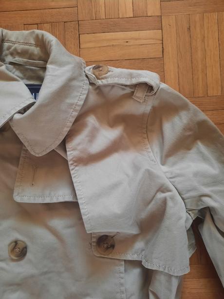 Dámsky dlhý trenčkot, gap,xs