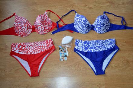 Dámske dvojdielne plavky, 40 - xxxl