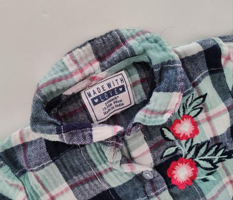 Karovaná košieľka, primark,92