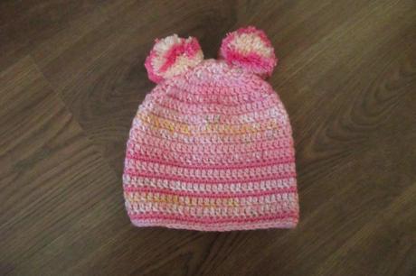 Nenosená háčkovaná čiapočka, 56