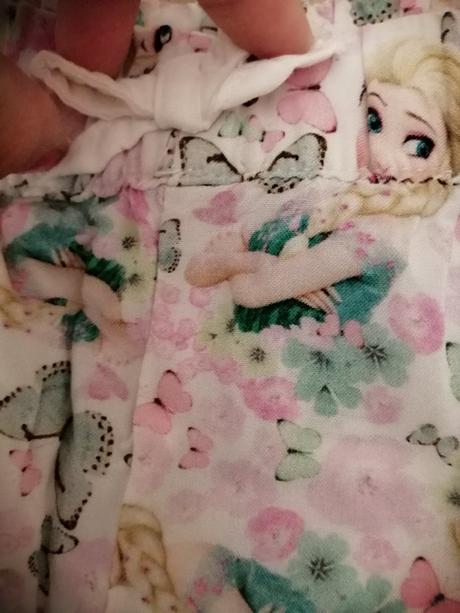 Letné nohavice frozen + tričko zdarma, h&m,128