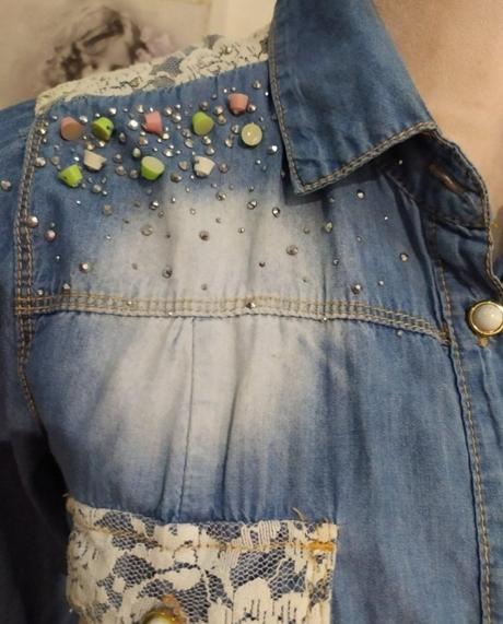 Riflová košeľa, m