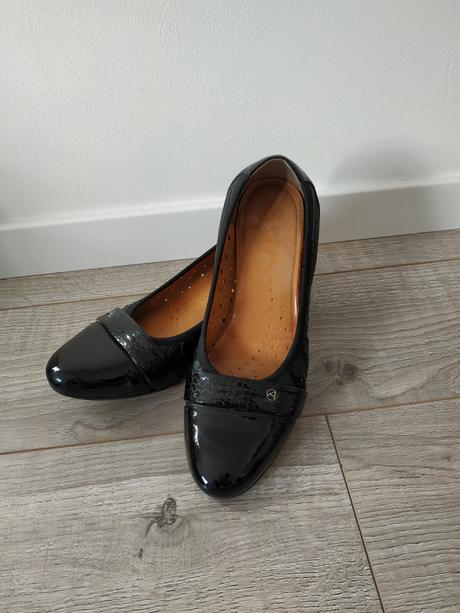 Kozene topanky cierne lesk, vel. 38, 38