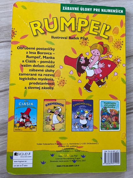 Zábavné úlohy pre najmenších rumpeľ tvrdá väzba,