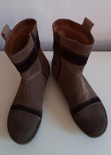 Kozene cizmicky, malo nosene, baťa,36