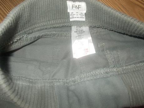 Prechodné nohavice s poštou, f&f,80