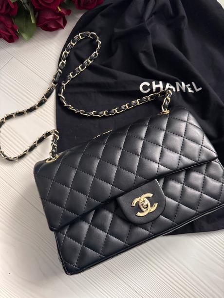 Čierna väčšia kabelka, chanel