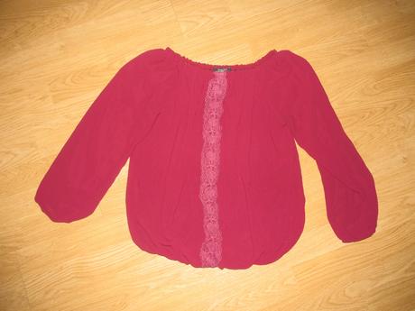 Bordová blúzka v. m, m