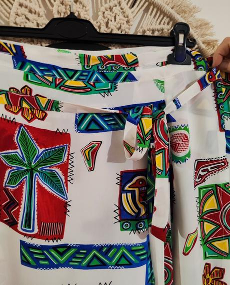 Plážová viazacia sukňa, 5xl