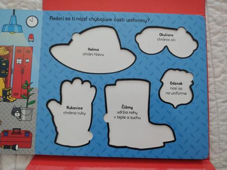 Kniha s puzzle raz zo mňa bude hasič,