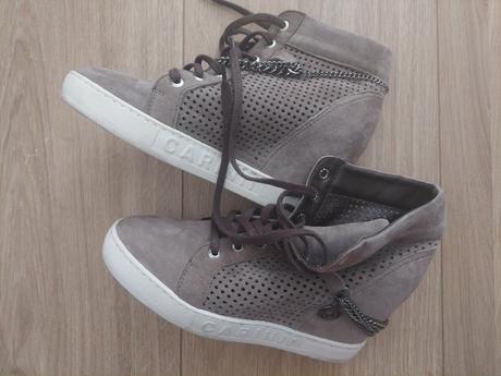 Carini topánky na klinovom podpätku, 38