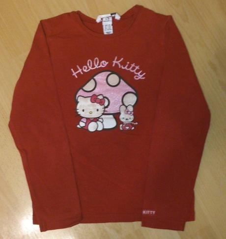 Tričko hm hello kitty, h&m,128