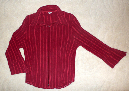 Košela-blúza na zips, m