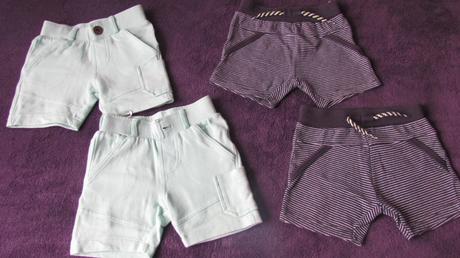 Krátke nohavice pre dvojičky 74, 74