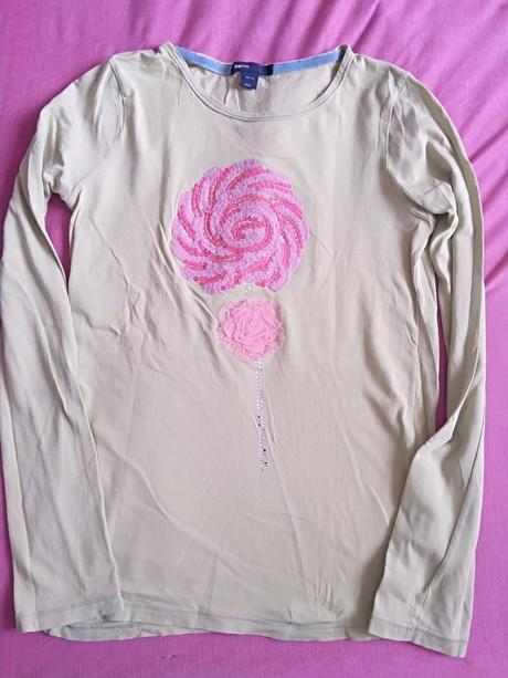 Bavlnene tričko s lízatkom, gap,158