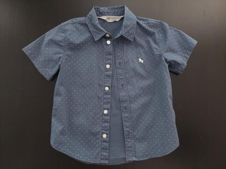 Košeľa s krátkym rukávom h&m, h&m,98