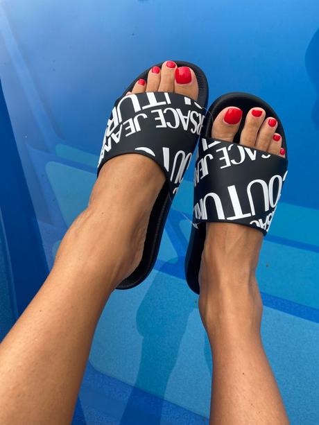 Šľapky versace couture, versace,38 / 39 / 40