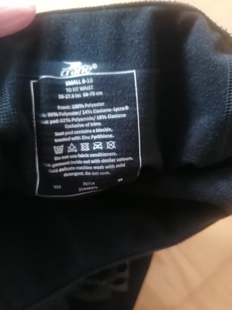 Nohavice na bicykel s, s