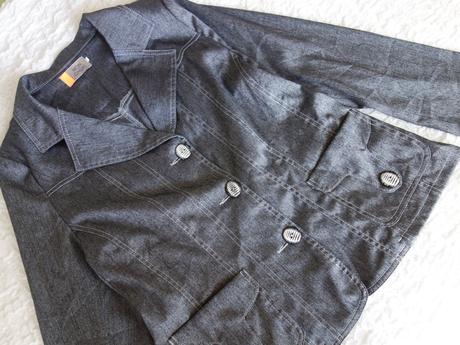 Dámske riflové sako mon cheri, veľ. l/xl, l