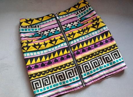 Štýlová suknička - xxs/xs, h&m,34