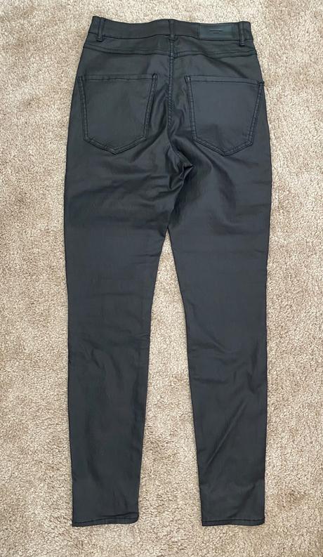 Koženkové nohavice, vero moda,s