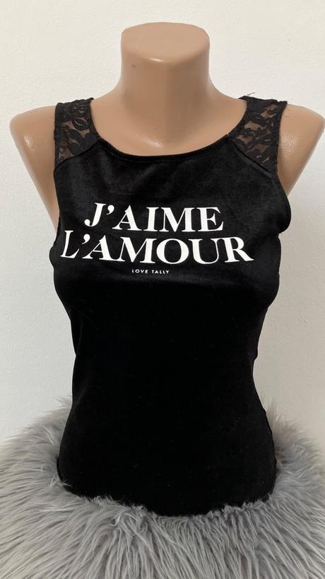 Zamatové body s čipkou (xs), tally weijl,xs