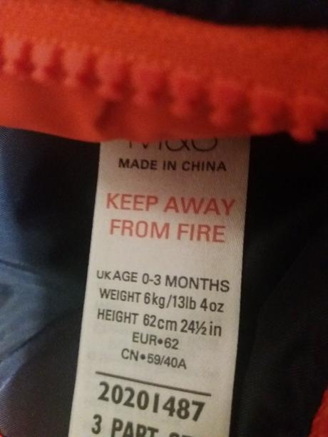 Overal na zips, marks & spencer,62