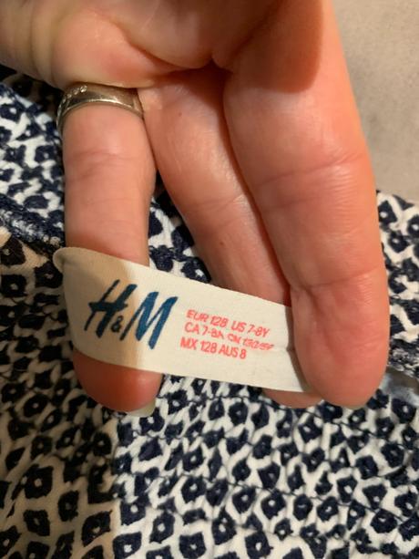 Nohavice, h&m,128