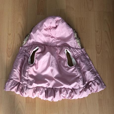 Ružová vestička s kožušinkou, f&f,86