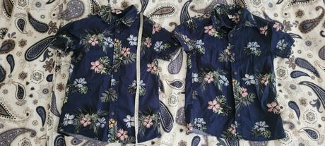 Chlapcenske košele kvetinove dvojicky, dopodopo,122