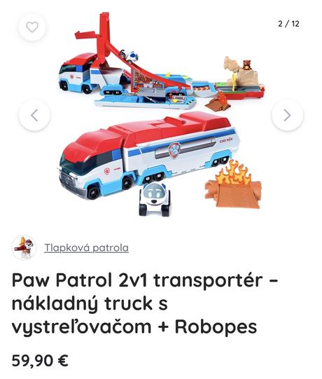Tlapkátor paw patrol, 