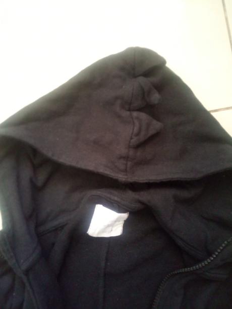 Čierna mikina veľmi dobrý stav, fox & bunny,122