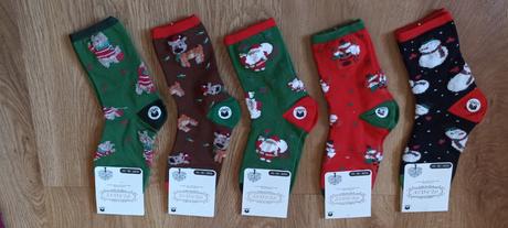Vianočné termo ponožky, <50 - 40