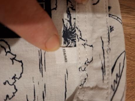 Košeľa s krátkym rukávom, 134