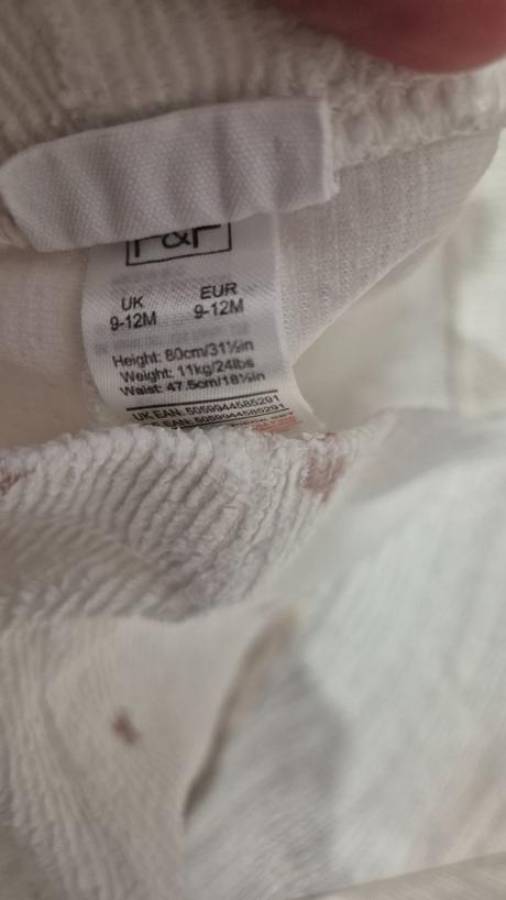 3ks teplé nohavice veľ.80, f&f,80