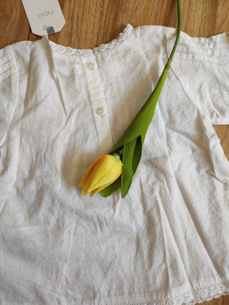 Next ricko, bluzka, topik s krajkou, next,86