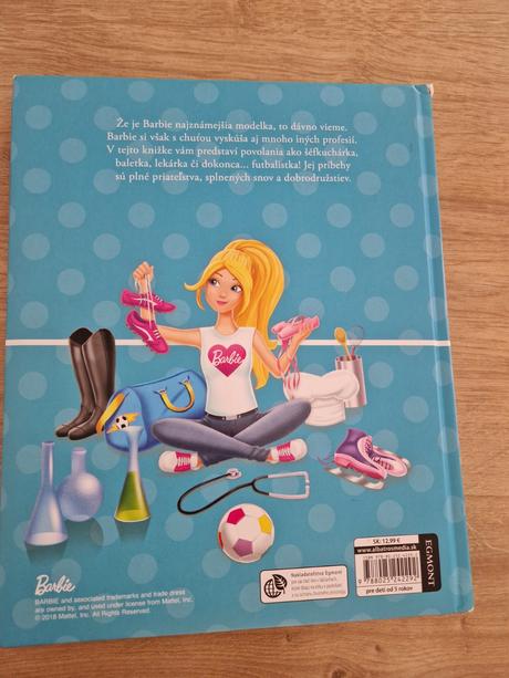 Kniha barbie môžeš byť ...,