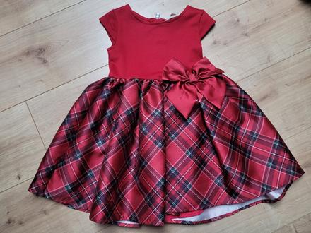 Nádherné vianočné šaty s bohatou sukňou h&m, h&m,98