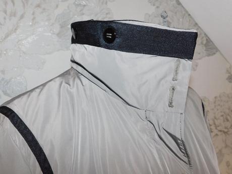 Damska kvalitna bunda s rool-up rukavmi, 42