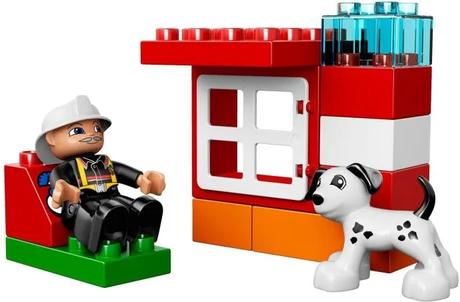 Lego duplo hasičská loď,