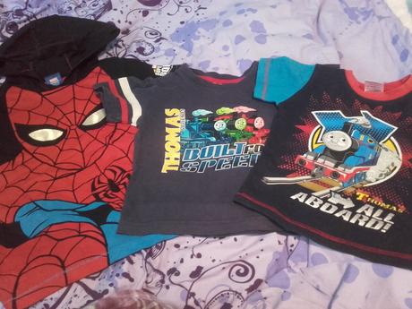 Tričká 3ks 2-3r, 98