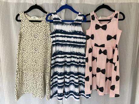 3 x letné šaty, 128