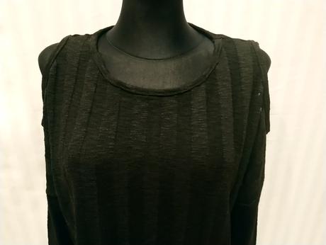 Dámsky čierny tenký pulóvrik, papaya, papaya,xl