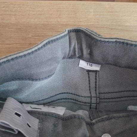 Nenosené riflové elastické nohavice, 116