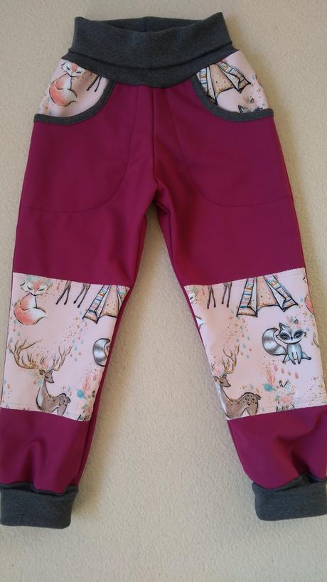 Softshellvé nohavice, 92 - 128