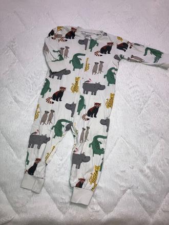 Pyžamo - overal - zvieratá, lindex,86