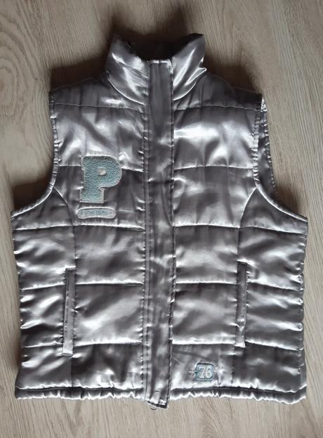 Strieborna zatepl.vesta-10r, primigi,146