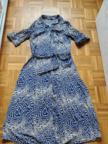 Zara krásne vzdušné letné maxi šaty l, zara,l