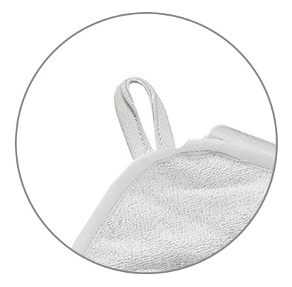 Babyono bambusová osučka s kapucňou 100x100cm šedá, 