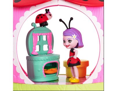 Enchantimals lienka s domčekom teeny kitchen, 